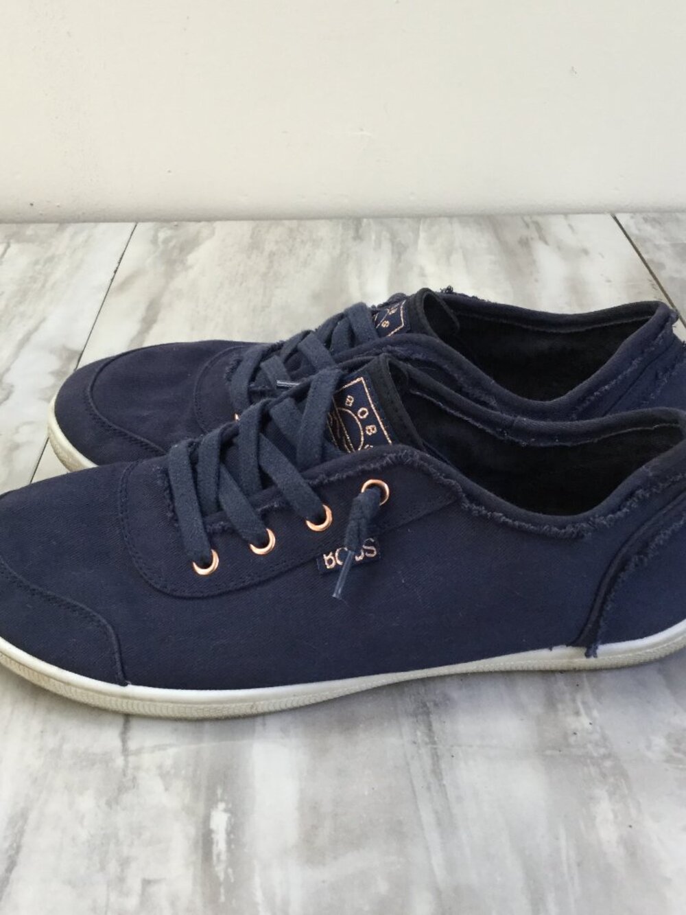Bobs Navy Sneakers 7